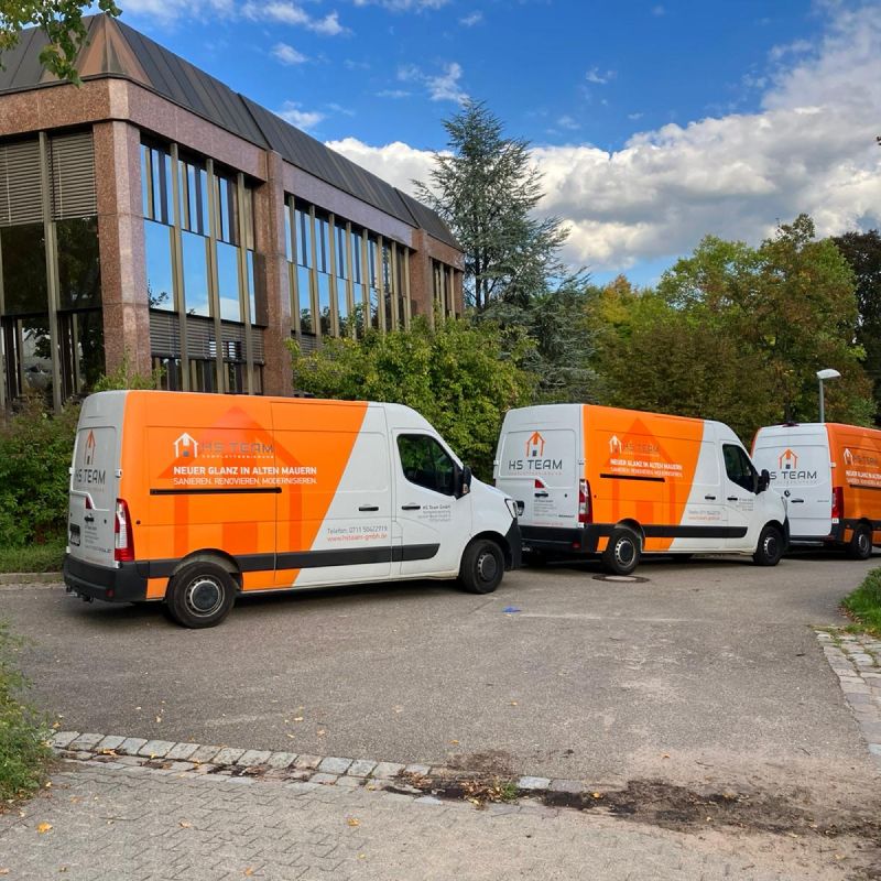 Betriebsauto der Firma: HS TEAM GmbH KOMPLETTSANIERUNG | Fellbach